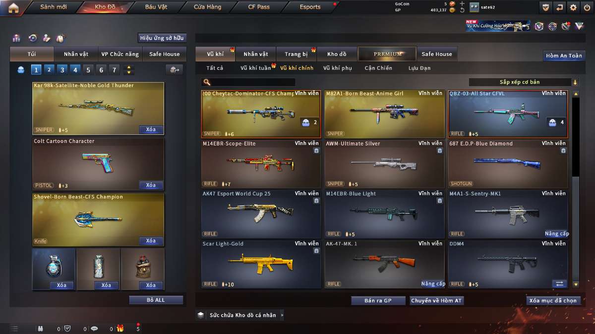 shop acc cf uy tin gia re